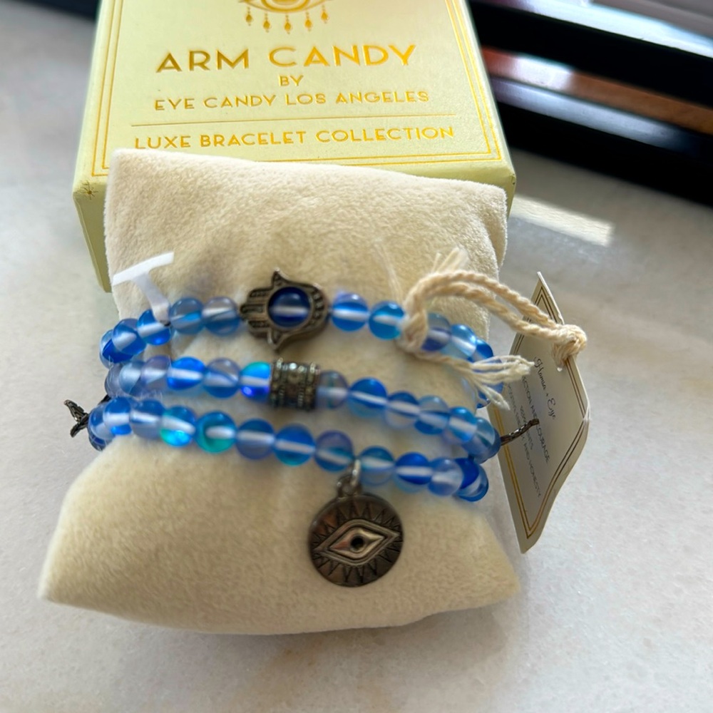 Brand new Evi eye bead bracelet.